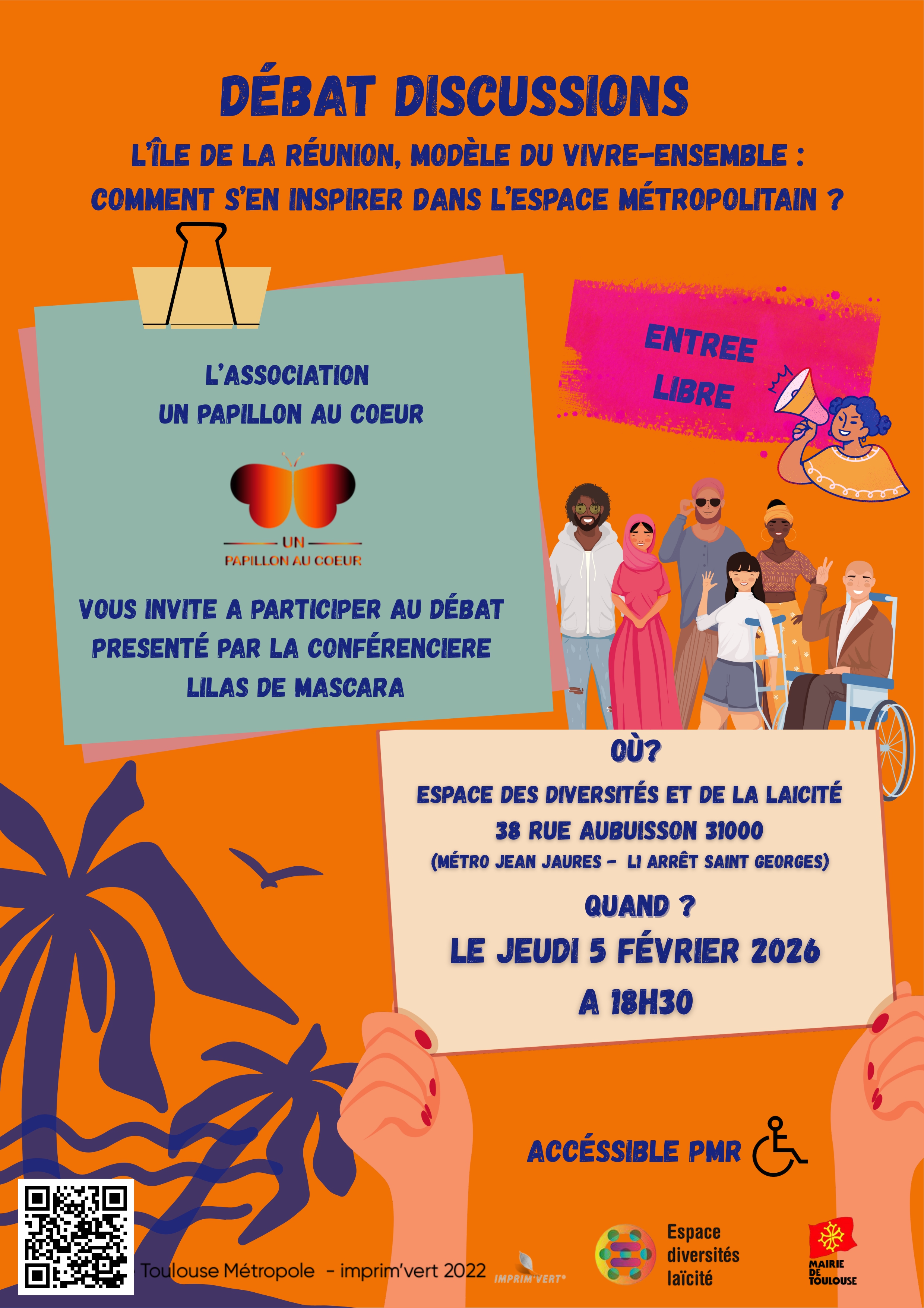 Affiche soirée débat